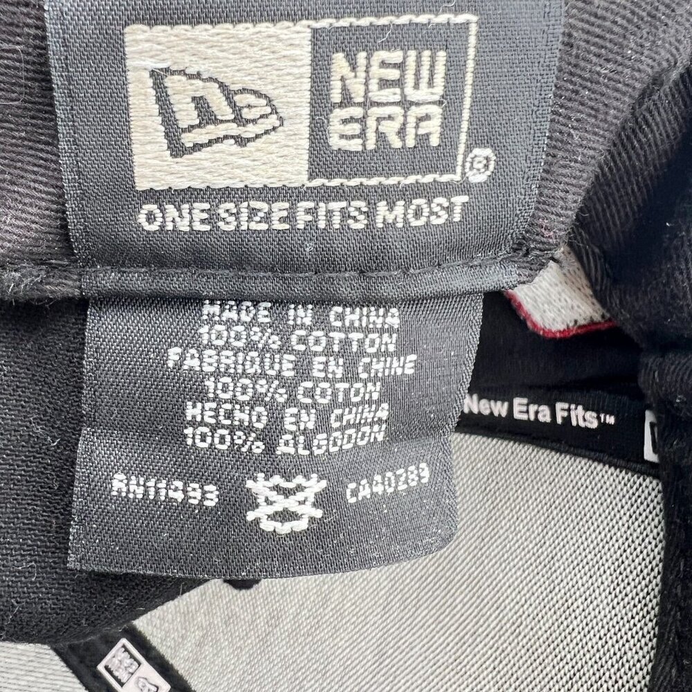 Miami Heat New Era Fits Hardwood Classics NBA Black Red Patch Snapback Cap Hat - Picture 9 of 9